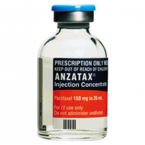 ANZATAX 150 MG / 25 ML  ( PACLITAXEL ) CONCENTRATE FOR DILUTION FOR IV INFUSION 25 ML VIAL